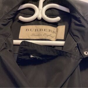 Burberry Classic Black trench coat.